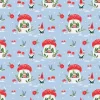 Fabric – Paintbrush Studios – Mushroom Village – Blue