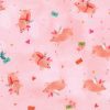 Fabric – Robert Kaufman – Baby Pink Little Valentine Pig